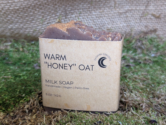 WARM "HONEY" OAT MILK BAR SOAP