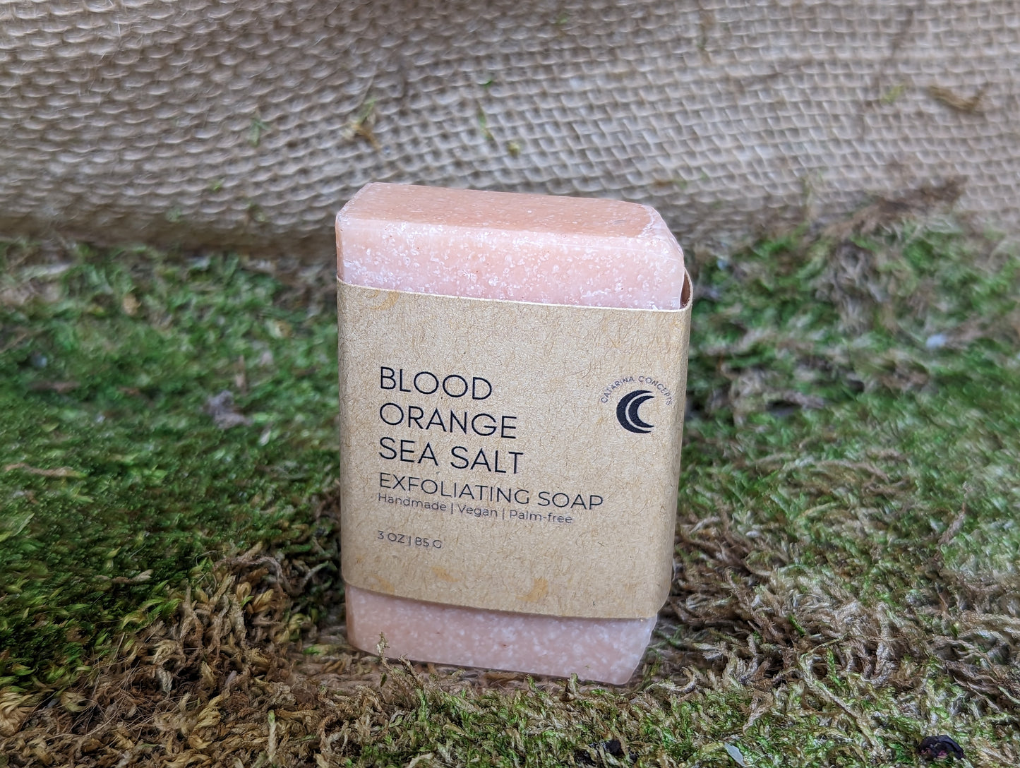 BLOOD ORANGE SEA SALT EXFOLIATING BAR SOAP
