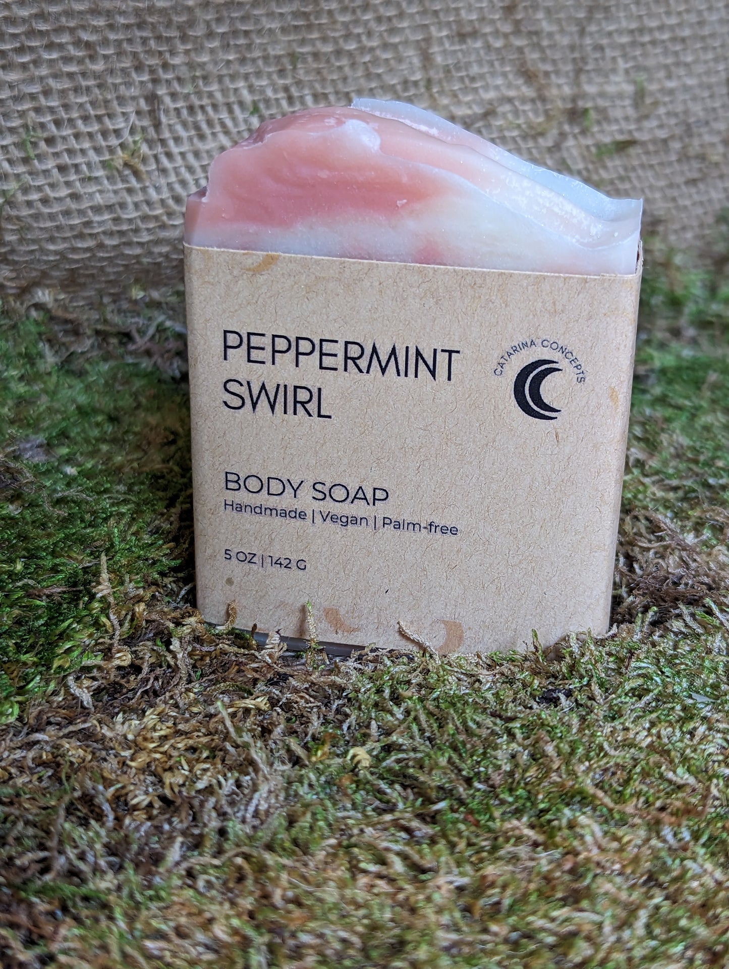 PEPPERMINT SWIRL CLASSIC BAR SOAP