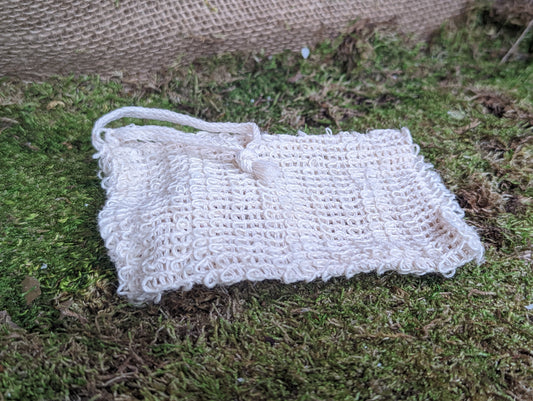 WOVEN EXFOLIATING SOAP BAG
